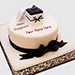 Designer Ring Engagement Butterscotch Cake