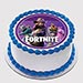 Fortnite Round Vanilla Photo Cake