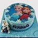 Frozen Theme Fondant Vanilla Cake