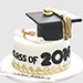 Graduation Party Fondant Black Forest Cake