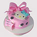 Hello Kitty Bow Black Forest Cake