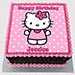 Hello Kitty Pink Vanilla Cake