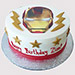 Iron Man Avengers Butterscotch Cake