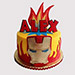 Iron Man Fire Butterscotch Cake