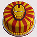 Iron Man Vanilla Cake