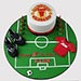 Manchester United Theme Vanilla Cake