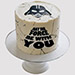 May The Force Be With You Black Forest Cake