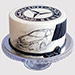 MercedesBenz Themed Vanilla Cake