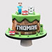 Minecraft Fondant Truffle Cake