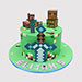Minecraft Herobrine Vanilla Cake