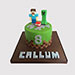 Minecraft Steve Vanilla Cake