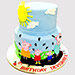 Peppa Pig Family Black Forest Cake