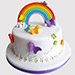 Rainbow Land Vanilla Cake