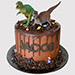 Roaring Dinosaurs Black Forest Cake
