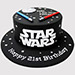 Star Wars Truffle Cake