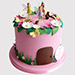 Tinker Bell Faries Black Forest Cake