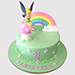 Tinker Bell Fondant Black Forest Cake