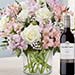 Flower Arrangement With Du Marquis Wine