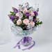 Elegant Mixed Flowers Wrapped Bouquet