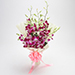 Impressive Orchids Flowers Bouquet With Cake