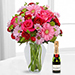 Happiness Flower Arrangement With Moet Champagne