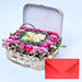 Blooming Box With Greeting Card