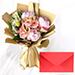 Pink Elegance Mix Flower Bouquet With Card