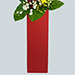 Magnificent Mixed Flowers Red Cardboard Stand