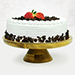 Black Forest Cake With Birthday Candles