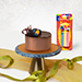 Tempting Chocolate Cake With Birthday Candles