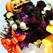 Halloween Theme Mixed Flowers Arrangement