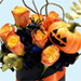 Happy Halloween Mixed Flowers Arrangement