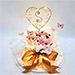 Floral Strawberry Money Pulling Bouquet Cake