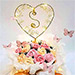 Floral Vanilla Money Pulling Bouquet Cake