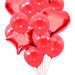 Romantic Heart N Star Shaped Red Balloons