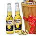 Christmas Joy Corona Beer Wooden Barrel