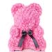 Artificial Roses Pink Teddy Bear With Mini Moet Champagne 200 Ml For Valentines