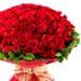 Bouquet Of 100 Roses With Mini Moet Champagne 200 Ml For Valentines