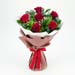 Bunch Of Beautiful 6 Red Rose with I love You Balloon