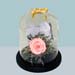 Pink Forever Rose In Glass Dome For Valentines Day