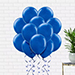 Helium Filled Blue Latex Balloons