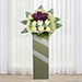 Eternal Condolence Mixed Flowers Grey Stand