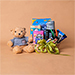 Choco Load Wooden Basket With Teddy