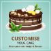Customized Cake Chocolate 3 Kg