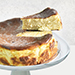 Burnt Cheese Cake With Ferrero Rocher