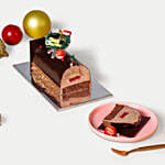 Xmas Milky Raspberry Earl Grey Choc Cake 650G