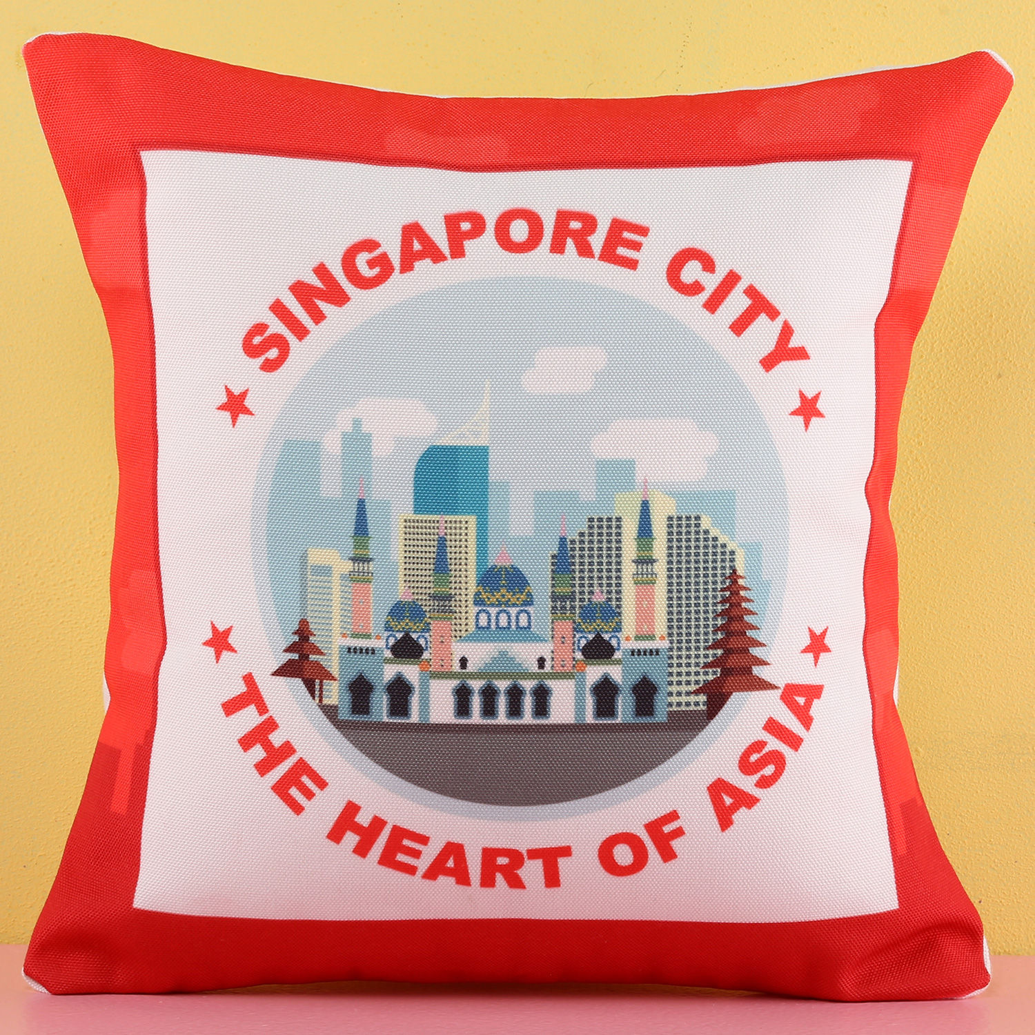 Online Heart of Asia Singapore Cushion Gift Delivery in Singapore FNP