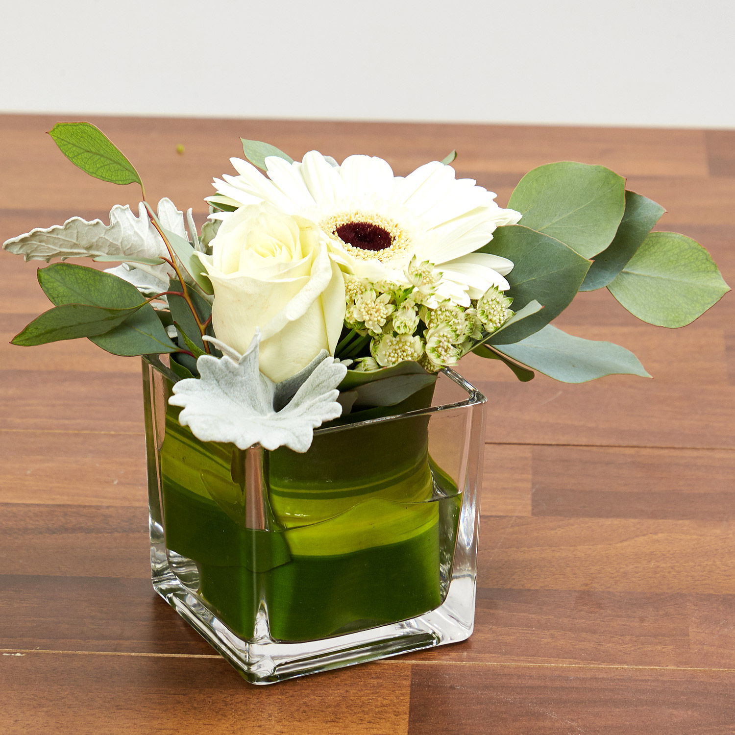 Online Vase Of White Flowers Gift Delivery in Singapore FNP