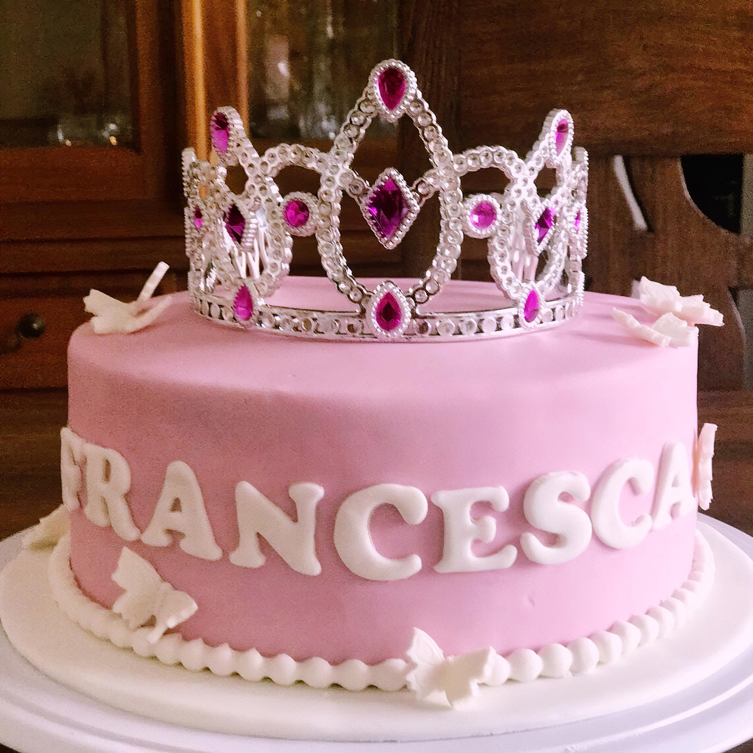 Online Princesss Tiara Chocolate Cake 6 inches Gift Delivery in
