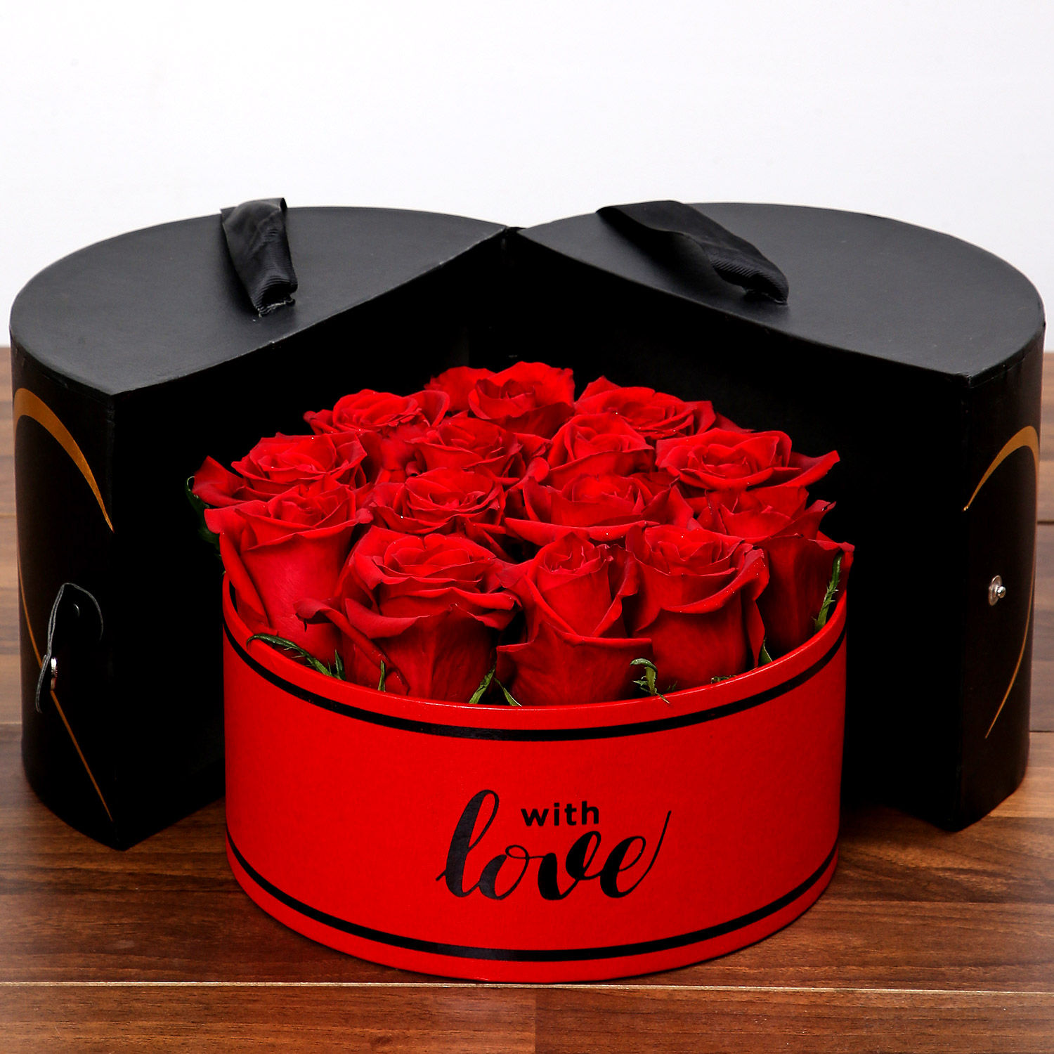 Online Stylish Box Of Red Roses Gift Delivery in Singapore - FNP